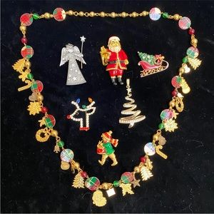 Quality Vintage Christmas Jewelry Lot Eisenberg Jonette Danecraft